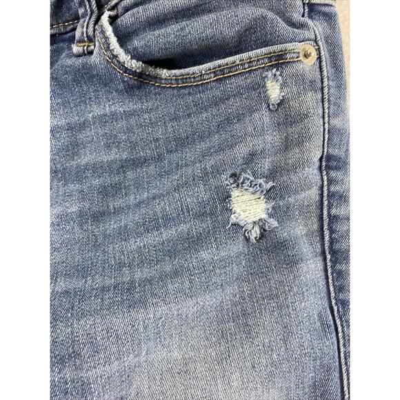 Abercrombie & Fitch Jeans Womens Size 6R Straight Distressed Destroyed Stretch - Picture 9 of 11